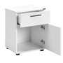 Hanah Home Mesilla de noche Kmd-611-Bb-1 Blanca